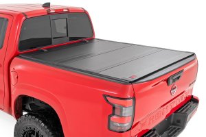 Nissan Frontier Hard Tri-Fold Flip-Up Bed Cover - Rough Country - '22-'24